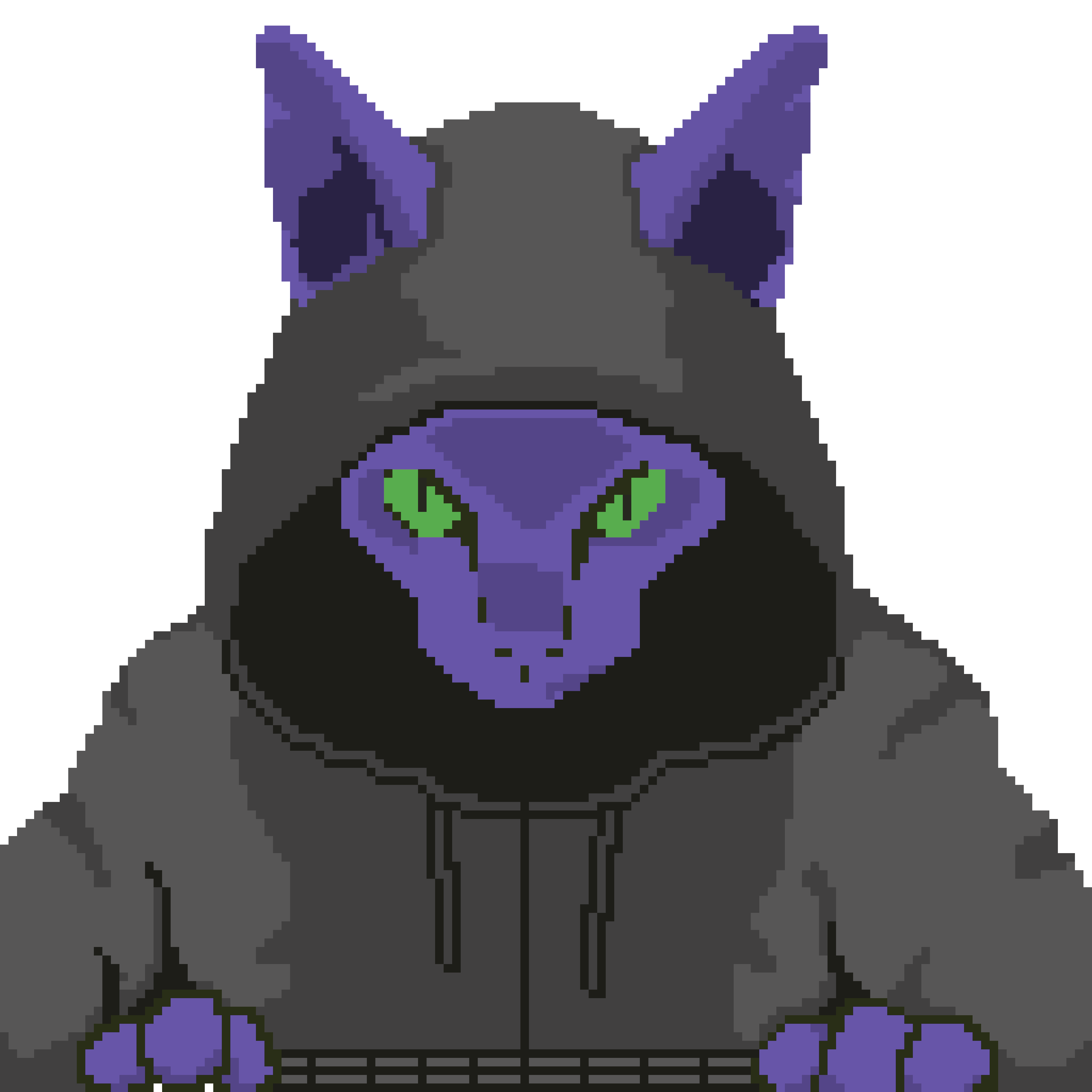 HackerCat logo: a pixel-art cat in a hoodie at a keyboard